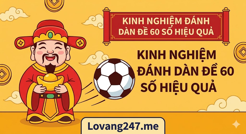 Kinh nghiệm đánh dàn đề 60 số hiệu quả từ cao thủ