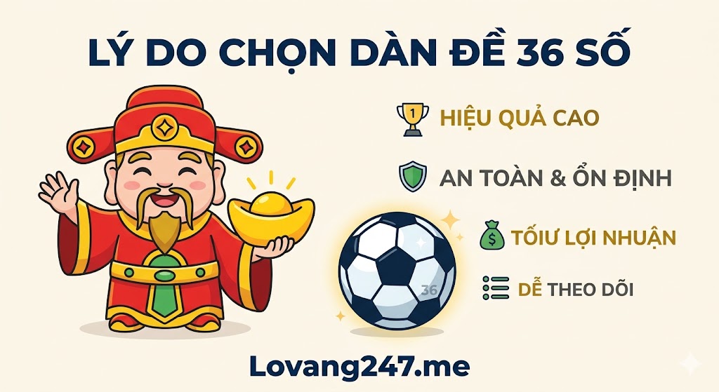 Tại Sao Chọn Dàn De 36 Số Thay Vì 18 Hay 48 Số?
