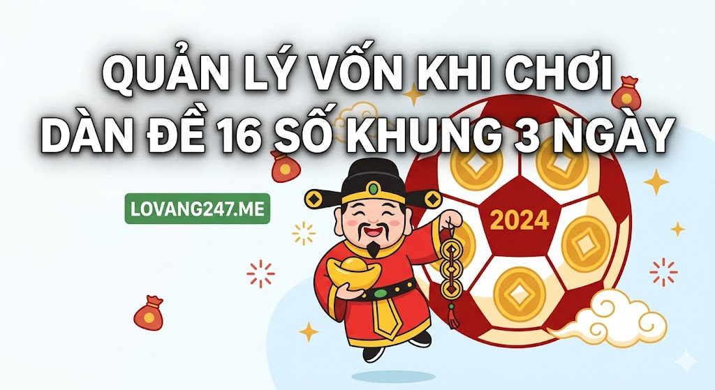 Quản Lý Vốn Và Rủi Ro Khi Chơi Dàn Đề 16 Số Khung 3 Ngày